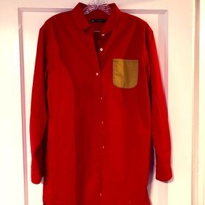 Petit Bateau Cotton Shirt Dress